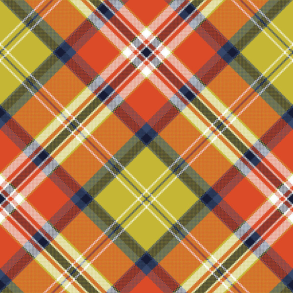 Tartan plaid pixel seamless pattern