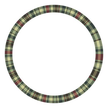 Çerçeve vektör vintage desen tasarımı. Tartan ekose doku. ısola