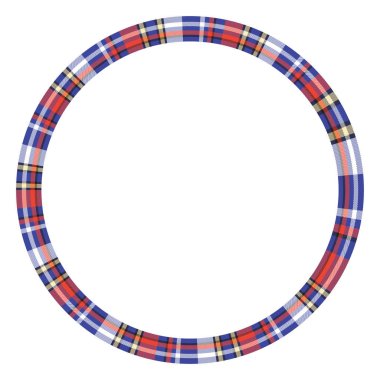 Çerçeve vektör vintage desen tasarımı. Tartan ekose doku. ısola