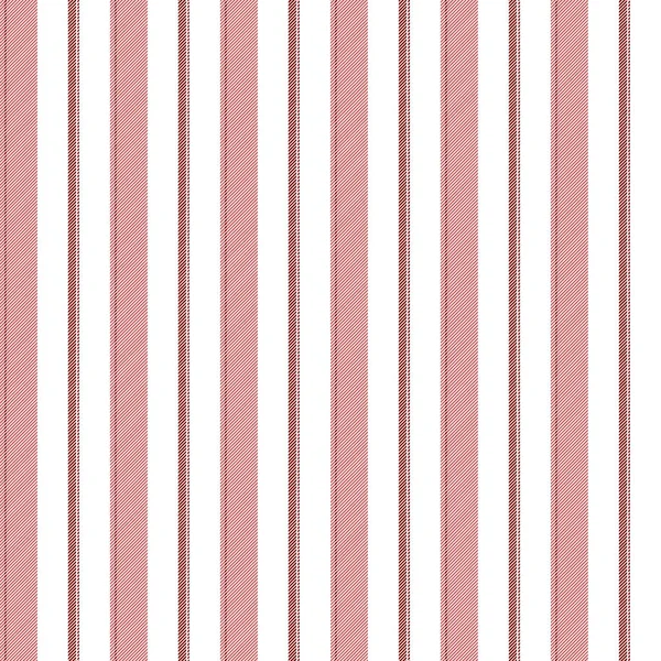 Rojo blanco rayado textura sin costura patrón — Vector de stock