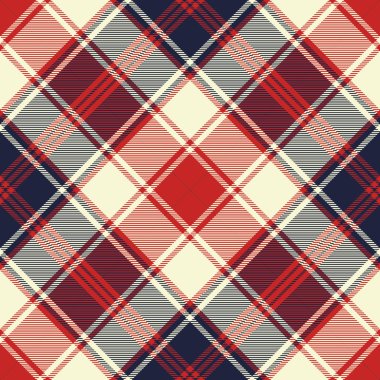 Ekose kontrol diyagonal kumaş doku dikişsiz desen