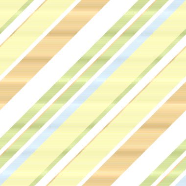 Yeşil turuncu çizgili arka plana seamless modeli