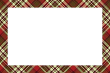 Kenarlık vektör vintage arka plan. Ekose desen kumaş tex