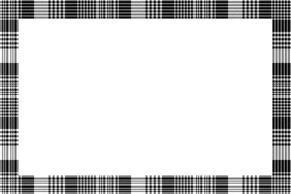 Cadre frontière vecteur vintage arrière-plan. Tissu motif carreaux tex — Image vectorielle