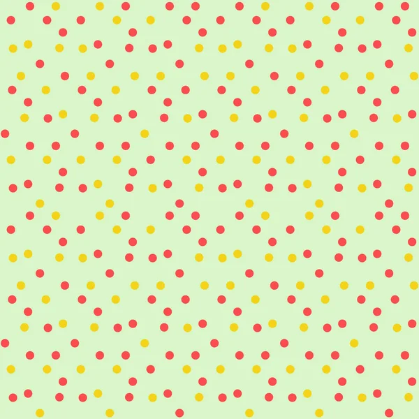 Vintage polka dots in Scatter achtergrond naadloze patroon — Stockvector