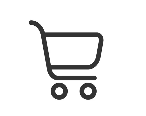 Shopping cart icon vector — Stock Vector