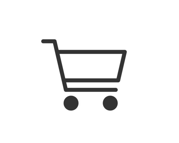 Shopping cart icon vector — Stock Vector