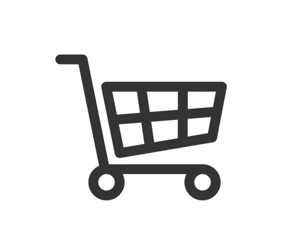 Vector de icono del carrito de compras — Archivo Imágenes Vectoriales