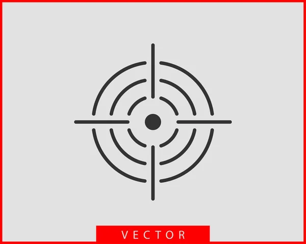 Target icon vector — Stock Vector