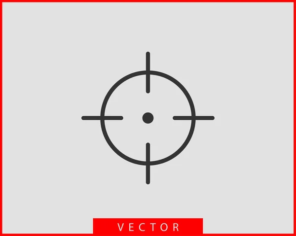 Target icon vector — Stock Vector