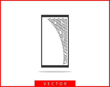 Telefon simgesi vektör Illustration. Çağrı Merkezi uygulaması. telefon simgeleri