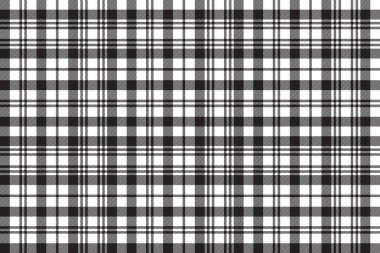 Siyah izle tartan kontrol ekose Dikişsiz desen