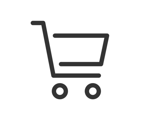 Shopping cart icon vector — Stock Vector