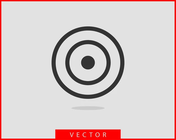 Ziel-Icon-Vektor — Stockvektor