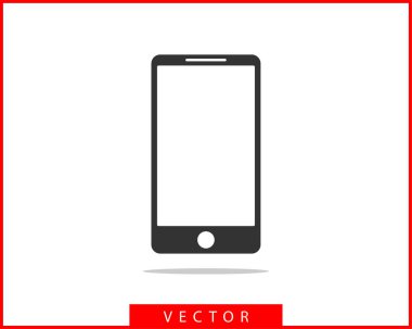 Telefon simgesi vektör Illustration. Çağrı Merkezi uygulaması. telefon simgeleri