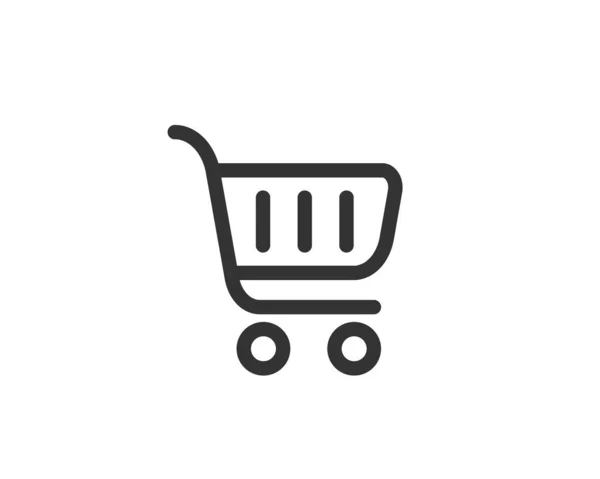 Shopping cart icon vector — Stock Vector