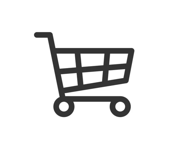 Shopping cart icon vector — Stock Vector