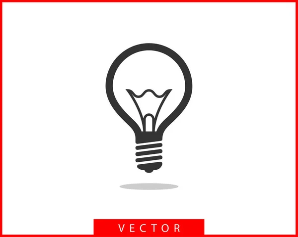 Ampul simge vektör. Llightbulb fikir logo kavramı. Lamba seçmesi — Stok Vektör