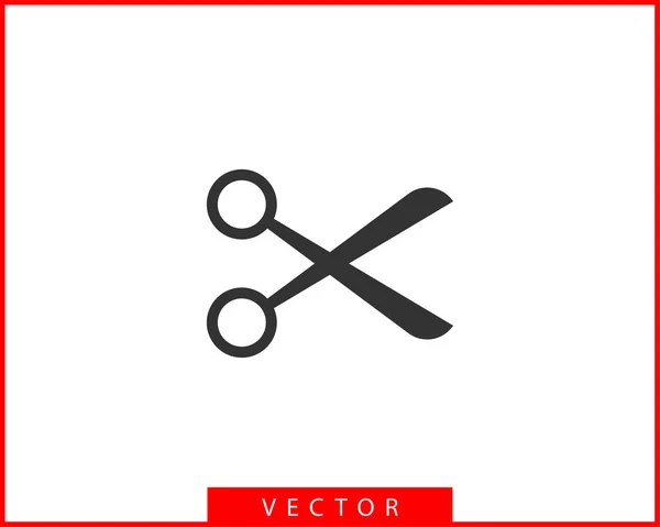 Scherensymbol. Schere Vektor Design-Element oder Logo-Vorlage. b — Stockvektor