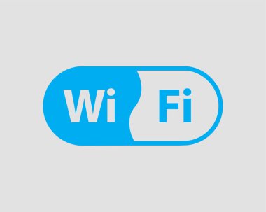 Ücretsiz Wi Fi simgesi. Bağlantı bölgesi WiFi vektör sembolü. Radyo dalgaları
