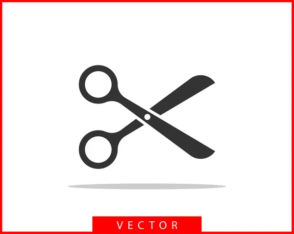 Иконка ножниц. Элемент векторного дизайна ножниц или шаблон логотипа. B — стоковый вектор