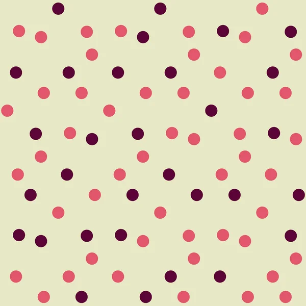 Chaotically dots polka background seamless pattern — Stock Vector