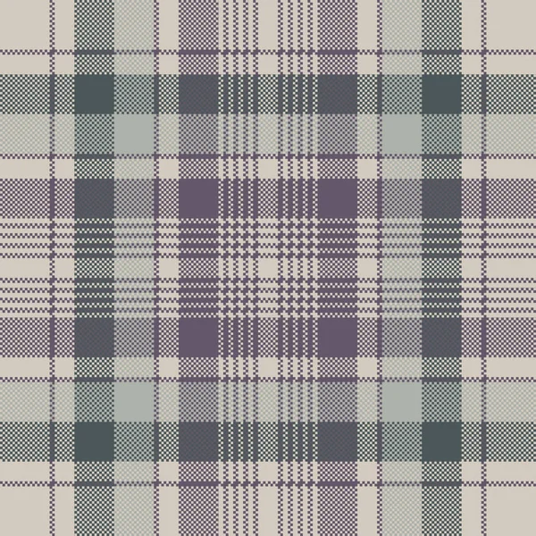 Pastel color check plaid seamless fabric texture — Stock Vector