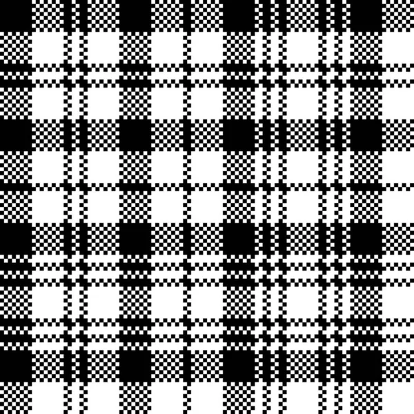 타탄 블랙 워치 클랜 격자 무늬 매끄러운 패턴 — 스톡 벡터