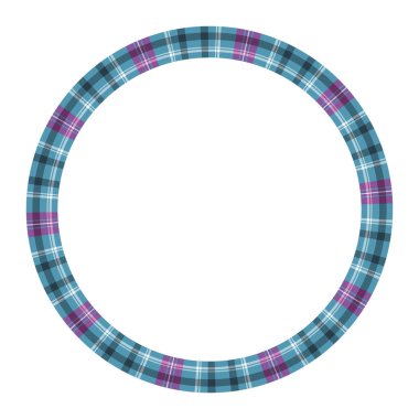 Yuvarlak çerçeve vektör Vintage desen tasarım şablonu. Daire Borde