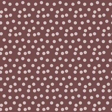 Kahve kahverengi arka plan rasgele dağınık daire nokta sorunsuz pa