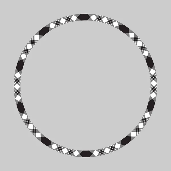Bordas de círculo e molduras vetor. Padrão de borda redonda geométrico —  Vetores de Stock