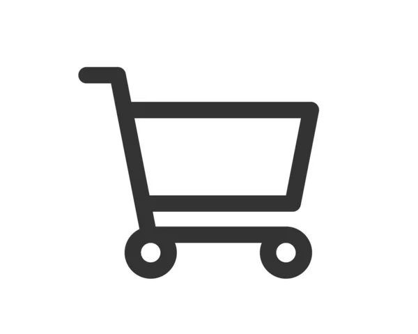 Shopping cart icon vector — Stock Vector