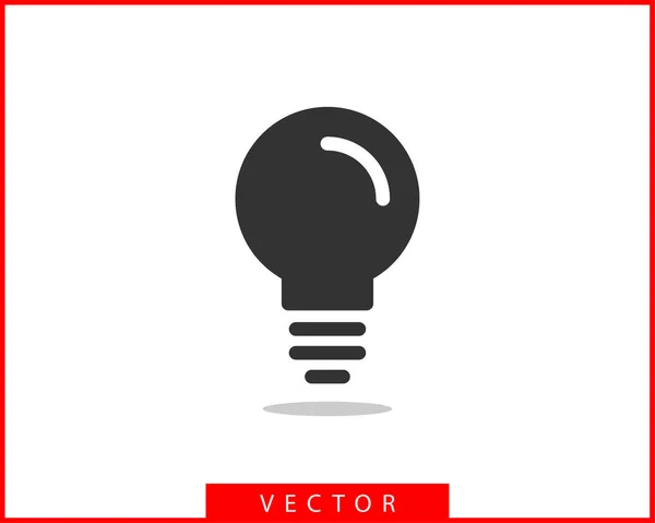 Glühbirnen-Symbolvektor. Das Logo-Konzept der Glühbirne. Lampenwahl — Stockvektor