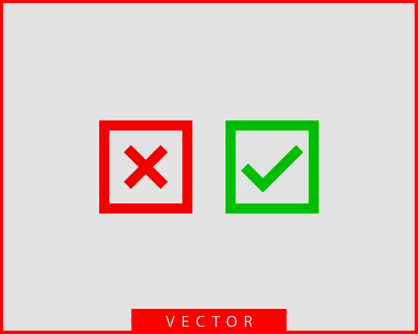 Marca de verificación icono vector símbolo elemento de diseño . — Archivo Imágenes Vectoriales