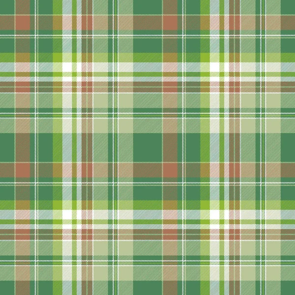 Vert abstrait moderne plaid motif sans couture — Image vectorielle