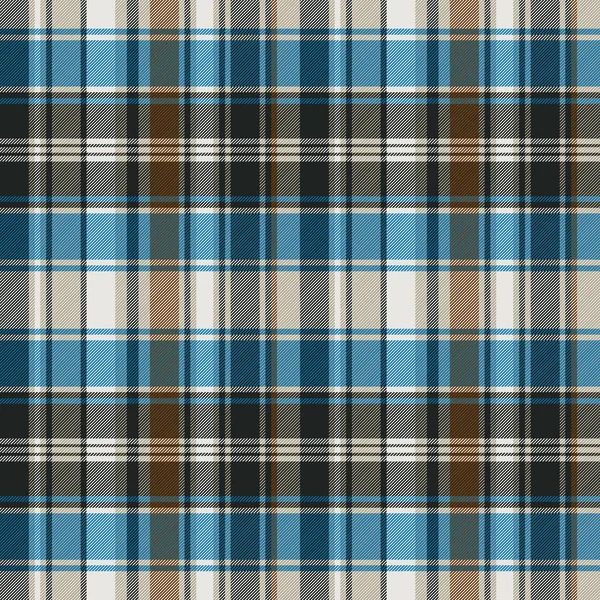 Striped check plaid seamless pattern — Stock Vector