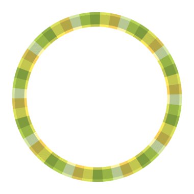 Yuvarlak çerçeve vektör Vintage desen tasarım şablonu. Daire Borde