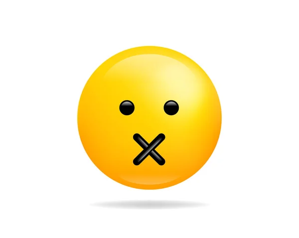 Emoji sorriso ícone vetor símbolo. Cara sorridente amarelo cartoon chara —  Vetores de Stock