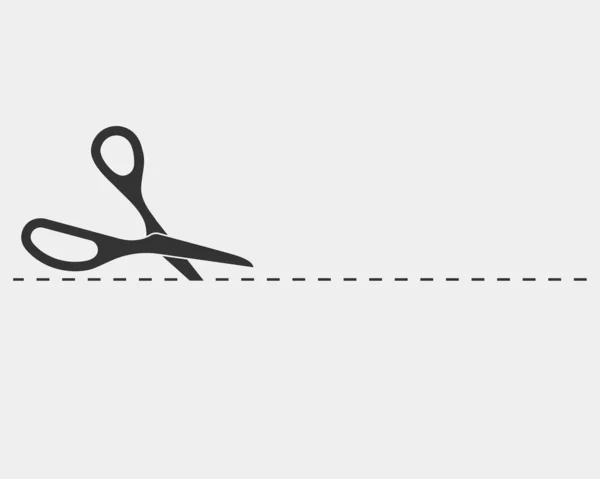 Иконка ножниц. Элемент векторного дизайна или шаблон логотипа — стоковый вектор