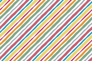 Çizgili suluboya çizgileri renk dikişsiz desen