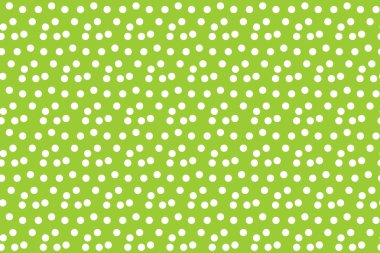 Yeşil arka plan rasgele dağınık daire nokta sorunsuz desen