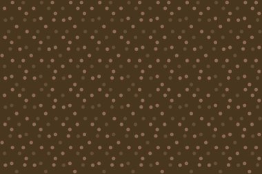 Koyu çikolata arka plan polka nokta dikişsiz desen