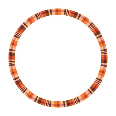 Yuvarlak çerçeve vektör Vintage desen tasarım şablonu. Daire Borde