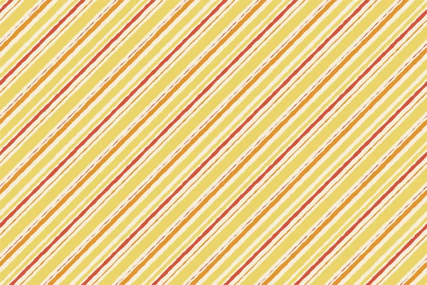 黄色橙色水彩条纹无缝图案 — 图库矢量图片
