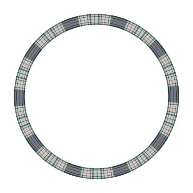 Yuvarlak çerçeve vektör Vintage desen tasarım şablonu. Daire Borde