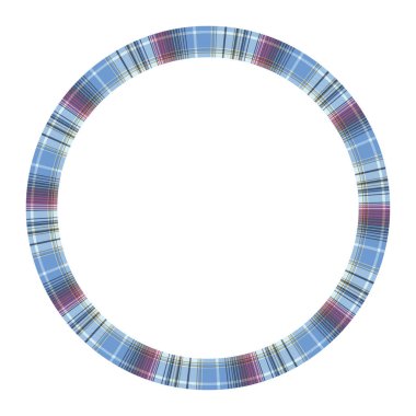 Yuvarlak çerçeve vektör Vintage desen tasarım şablonu. Daire Borde