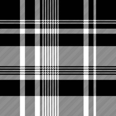 Siyah beyaz soyut diyagonal kumaş doku Dikişsiz