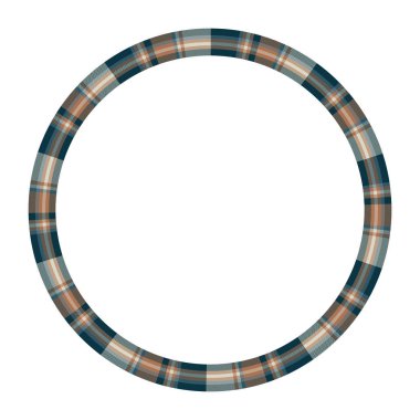 Yuvarlak çerçeve vektör Vintage desen tasarım şablonu. Daire Borde