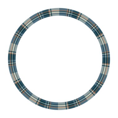 Yuvarlak çerçeve vektör Vintage desen tasarım şablonu. Daire Borde