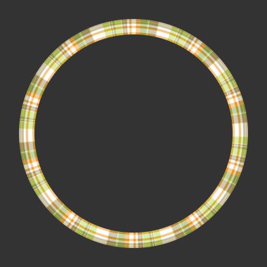 Yuvarlak çerçeve vektör Vintage desen tasarım şablonu. Daire Borde